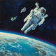 Illustration for article titled The Space Artist Who Perfectly Painted All Our Cosmic Dreams
